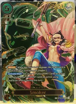 One Piece - Carrying On His Will - Smoker OP10-030 (Alt Art SP) NM OP13 - Image 1