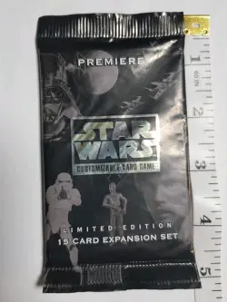 Star Wars Limited Edition 15 Card Expansion Set, PREMIERE, Customizable Cardgame - Image 1