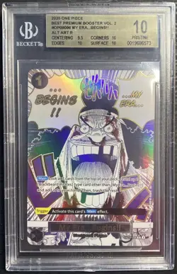 One Piece - My Era...Begins!! (Alt Art) OP09-096 Premium The Best- Vol. 2 BGS 10 - Image 1