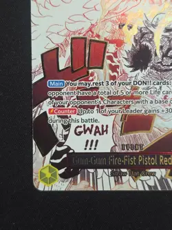 Gum-Gum Fire-Fist Pistol Red Hawk (Alt Art) OP11-114 English - One Piece TCG - Image 3