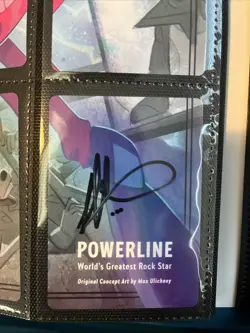 Disney Lorcana Fabled Powerline 9-Card Puzzle Complete Set Signed Ryan Miller - Image 2