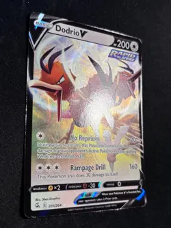 Dodrio V 201/264 Fusion Strike NM Ultra Rare Pokemon Card - Image 2