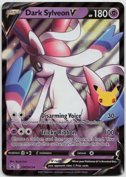 Dark Sylveon V JUMBO Holofoil SWSH: Sword & Shield Promo Cards SWSH134 NM - Image 1