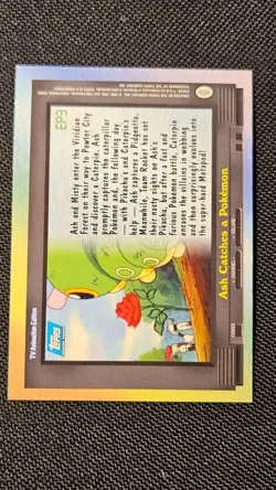 1998 Pokemon Holo Foil card Gotta Catch Em All-EP3 Ash catches a Pokemon - LP - Image 3