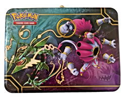 Pokemon TCG 2015 Treasure Chest Tin Lunchbox Pikachu Hoopa Empty No Cards - Image 1