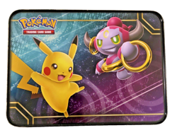 Pokemon TCG 2015 Treasure Chest Tin Lunchbox Pikachu Hoopa Empty No Cards - Image 2