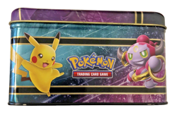 Pokemon TCG 2015 Treasure Chest Tin Lunchbox Pikachu Hoopa Empty No Cards - Image 4