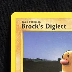 Pokemon TCG Brock's Diglett Basic Card Gym Challenge 67/132 Common Wizards 2000 - Image 2