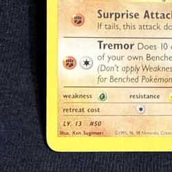 Pokemon TCG Brock's Diglett Basic Card Gym Challenge 67/132 Common Wizards 2000 - Image 5