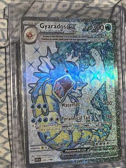 Pokemon Gyarados ex 225/198 SV01 Scarlet & Violet Ultra Rare Holo Full Art Card - Image 1