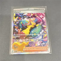 Pokemon Trainer-Supporter Canari Full Art Holo Rare Card 291/217 English - Image 1