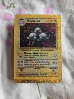 Magneton Pokemon TCG Holo Prism Vending Machine Sticker Cards Bundle 90’s - Image 1