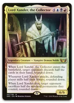 Lord Xander, the Collector #197 (Foil) (NM) Streets New Capenna SNC Magic MTG - Image 1