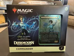 Magic The Gathering Duskmourn House of Horror Commander Deck Jump Scare New - Image 1