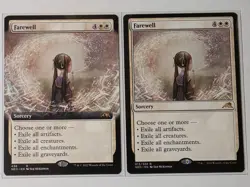 Farewell x2 (Extended Art) + 1 Regular Kamigawa: Neon Dynasty MTG Magic - Image 1