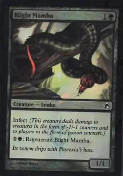 Blight Mamba - Scars of Mirrodin: #112, Magic: The Gathering - Foil Lp C250 - Image 1