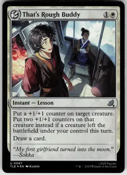 MTG That's Rough Buddy Foil NM Avatar: The Last Airbender: Eternal-Legal Magic 8 - Image 1
