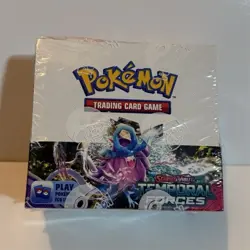 Pokemon Scarlet & Violet Temporal Forces Booster Box Raging Bolt English - Image 1
