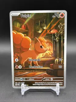 Vulpix 138/132 Pokemon Card Illustration Rare Mega Evolutions, Near Mint, TCG - Image 1