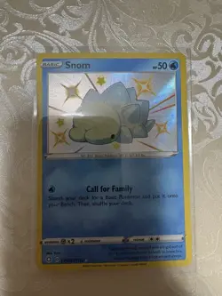 Snom - SV033/SV122 - Pokemon Shining Fates Sword Shield Shiny Rare Card NM - Image 1