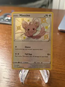 Minccino - SV093/SV122 - Pokemon Shining Fates Sword Shield Shiny Rare Card NM - Image 1