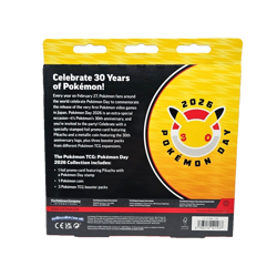 Pokemon 2026 Pokemon Day 30th Anniversary Box Sealed w Pikachu Promo 3 Packs - Image 4