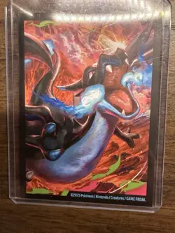 Oricorio EX Promo Card with Special Charzard Sleeve. Holo Pokemon TCG - Image 2