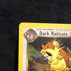 Pokemon TCG Dark Raticate 50 HP Team Rocket 51/82 Single Card 2000 - Image 2