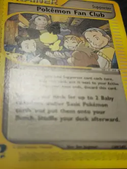 Pokemon Fan Club Uncommon Trainer Card Aquapolis 130/147 LP - Image 4