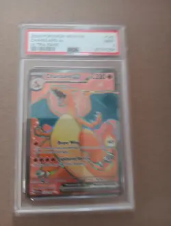 Pokemon 2023 PSA 9 MINT Charizard EX 183 MEW Ultra Rare PSA 9 - Image 2