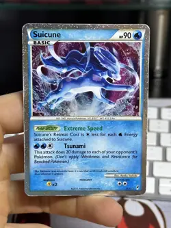 Suicune SL11 SHINY Call of Legends 2011 Holo Rare Pokemon Card TCG - Image 3
