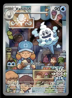 Pokemon TCG Advent Calendar #190/182 Vanillish NM - Image 1