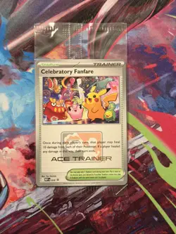 SEALED Pokemon TCG Ace Trainer Celebratory Fanfare 2025 Championship Promo - Image 1