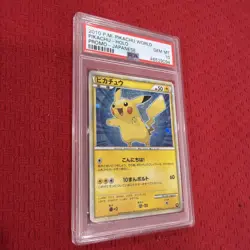 2010 POKEMON PIKACHU WORLD PROMO JAPANESE HOLO PSA 10 - Image 5