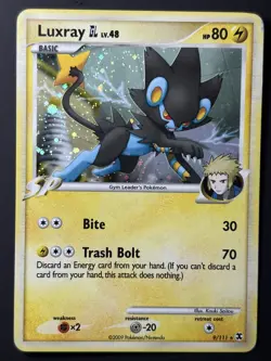 LUXRAY GL Lv. 48 Rising Rivals Series POKEMON Holo 9/111 HP - Image 1