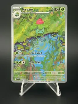 2023 Pokemon SV 151 Ivysaur #167/165 Illustration Rare IR Out Of Print Rare! - Image 1