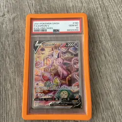 PSA 10 Espeon V Evolving Skies Full Art Pokemon Sword & Shield (2021) - Image 1