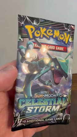 Pokemon TCG Sun & Moon: Celestial Storm Booster Pack Rayquaza Art Sealed - Image 2