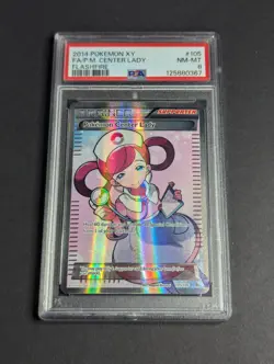 Pokemon Center Lady 105/106 - XY: Flashfire Full Art (PSA 8) - Pokemon TCG - Image 1