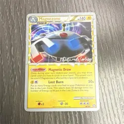 Pokemon Magnezone 2011 World Championship Decks Ultra Rare 96/102 Autographed - Image 1