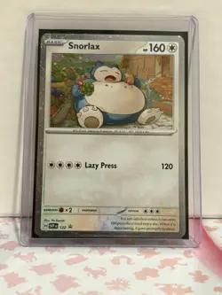 Snorlax SVP 122 Black Star Promo Cosmo Holo Sv: Scarlet & Violet Pokemon TCG - Image 1
