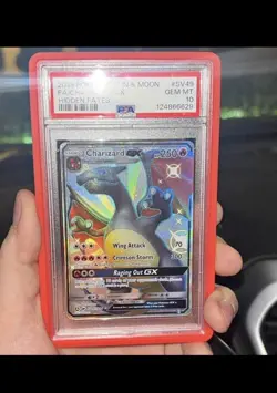 Pokemon Charizard GX SV49/SV94 Hidden Fates Shiny Vault Full Art Holo PSA 10 - Image 1