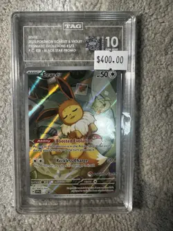 SHIPS TODAY - GEM MINT 💎 TAG 10 EEVEE PC STAMPED 173 JT ETB Promo Pokemon SV - Image 1