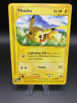 Pokemon TCG Pikachu Expedition 124/165 Regular Common MP/DMG - Image 1