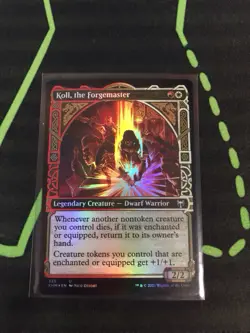 MTG Magic The Gathering Koll, The Forgemaster Foil Showcase Boros Commander - Image 1