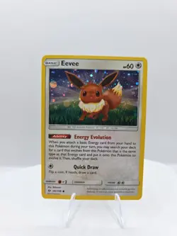 EEVEE | Pokemon TCG 2017 | (Sun & Moon Set ) Cosmos Holo Foil # 101/149 - Image 1