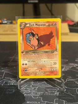 Dark Magcargo 18/105 Pokemon Neo Destiny Regular Non Holo 1st Edition - Image 1