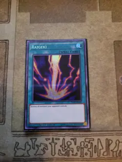 YUGIOH RAIGEKI TN19-EN010 PRISMATIC SECRET LIMITED ED NM - Image 1