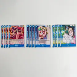One Piece TCG EB03 Heroines Edition 117 Cards Common Playsets & Vivi Leader Card - Image 5