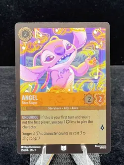 Disney Lorcana-Winterspell-Angel-Siren Singer-#25-Cold Foil-M/NM - Image 1
